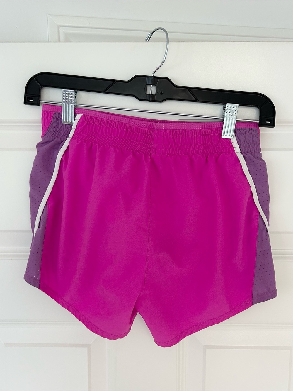 Nike Women’s Pink and Purple Athletic Shorts - Picture 2 of 4